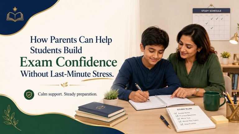 How parents can help students build exam confidence