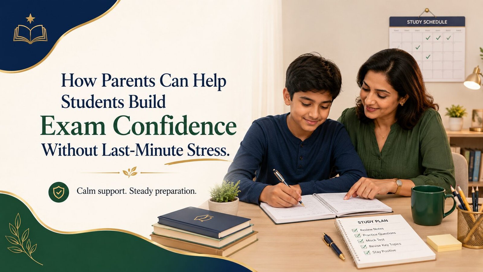 How parents can help students build exam confidence