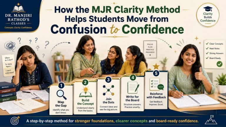 how the MJR Clarity method helps studentys move from confusion to clarity to confidence