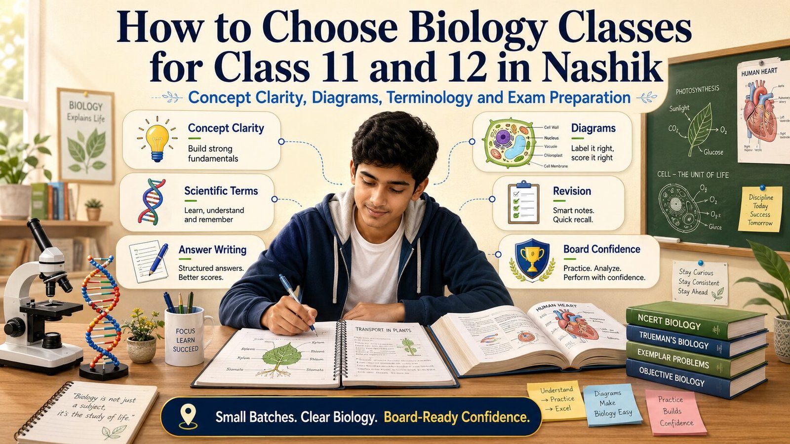 Biology class guide for Nashik students