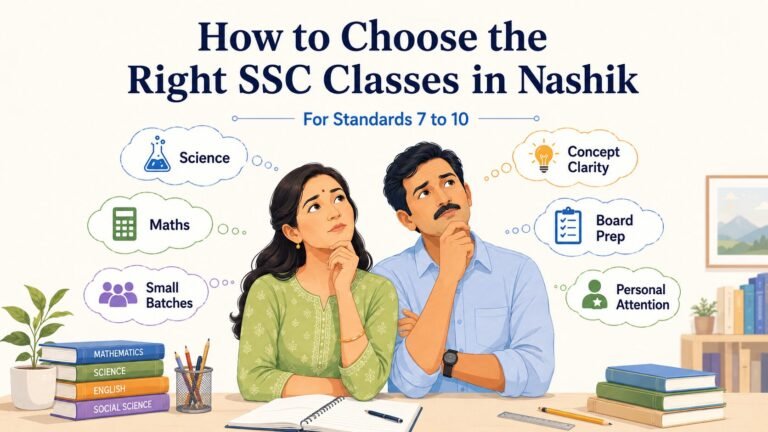 how to choose ssc classes in nashik