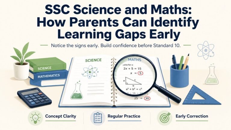 SSc science and maths: Identifying learning gaps early