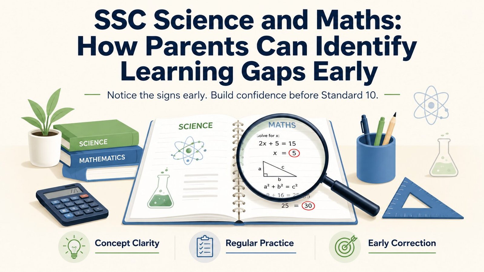 SSc science and maths: Identifying learning gaps early