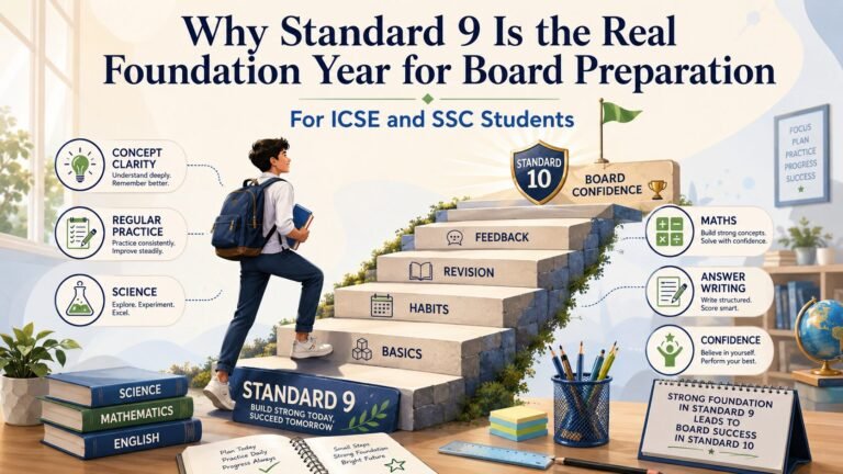Std. 9 is the real foundation for board preparation