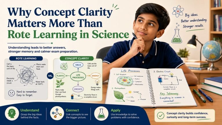 why concept clarity matters more than rote learning in science