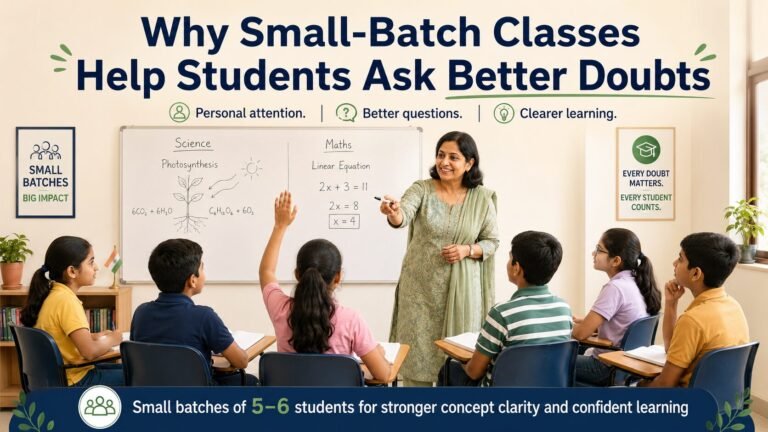 Why small batch classes help students ask better doubts